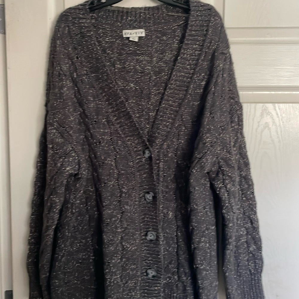 Ava & Viv Cardigan black grey other colors 1 X